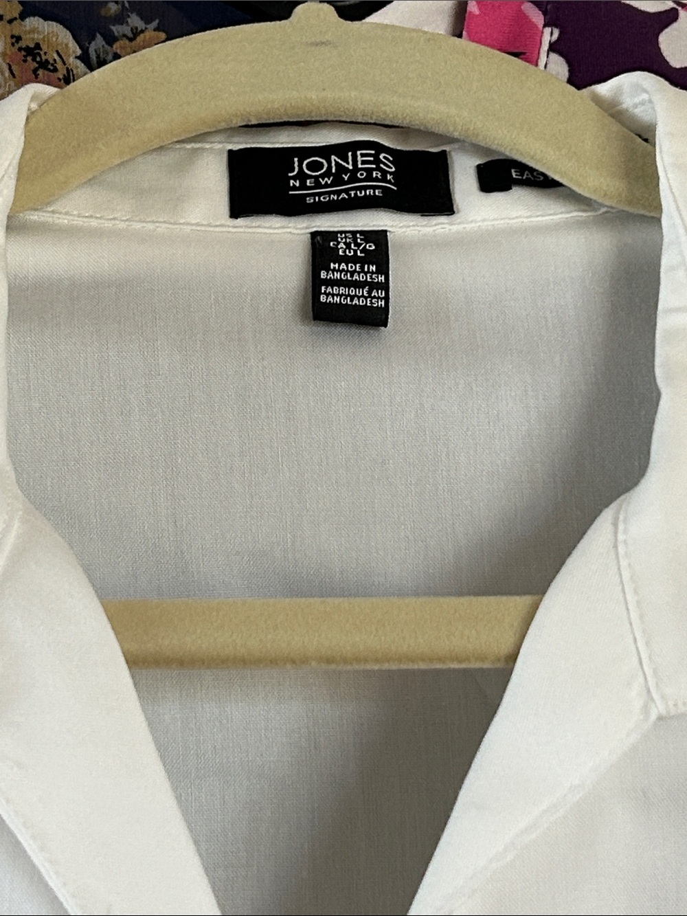 Two Classic White Button-Front Women's Blouses (Set of 2) - Picture 5 of 8